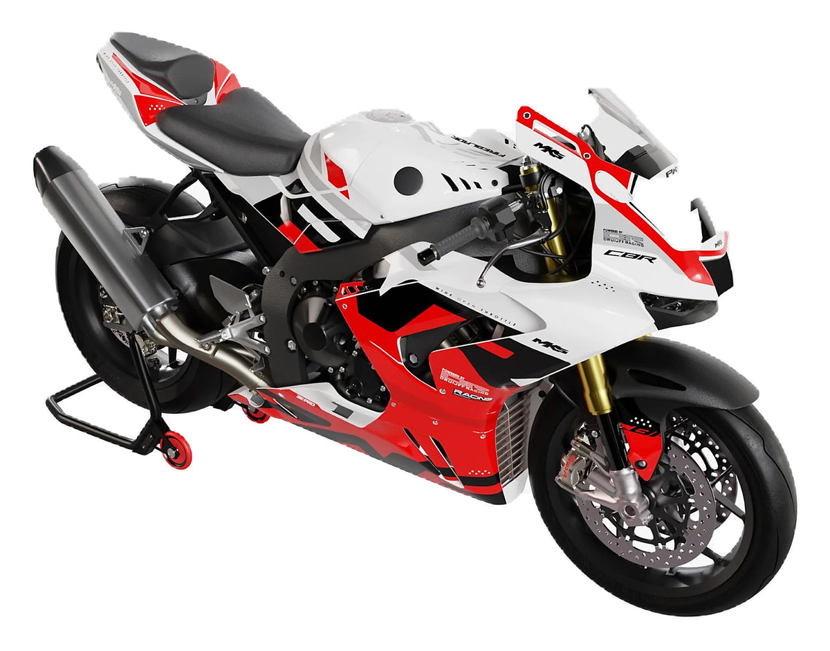 Kit de Gráficas para Moto de Pista Honda CBR - Diseño 17 - LedPro Racing