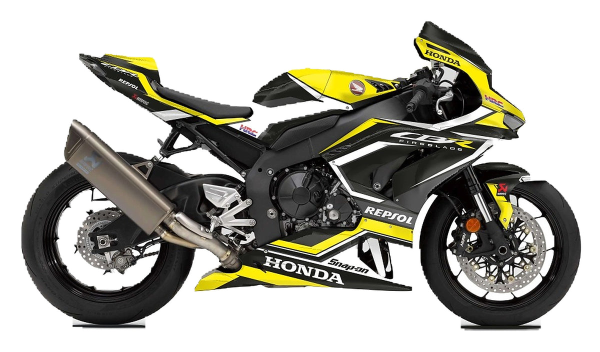 Kit de Gráficas para Moto de Pista Honda CBR - Diseño 24 - LedPro Racing