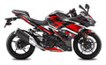 Kit de Gráficas para Moto de Pista Kawasaki Ninja 400 - Diseño 02 - LedPro Racing