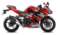 Kit de Gráficas para Moto de Pista Kawasaki Ninja 400 - Diseño 08 - LedPro Racing