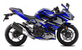 Kit de Gráficas para Moto de Pista Kawasaki Ninja 400 - Diseño 10 - LedPro Racing