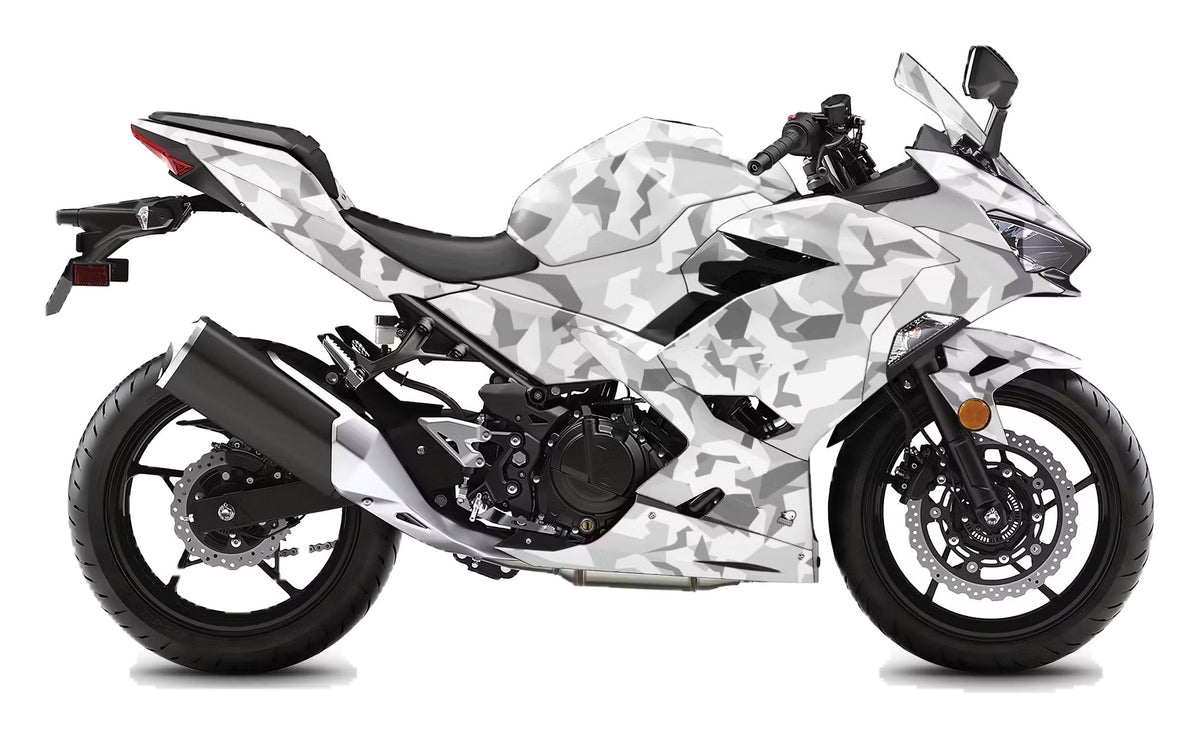 Kit de Gráficas para Moto de Pista Kawasaki Ninja 400 - Diseño 15 - LedPro Racing