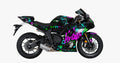 Kit de Gráficas para Moto de Pista Kawasaki Ninja 500 - Diseño 06 - LedPro Racing