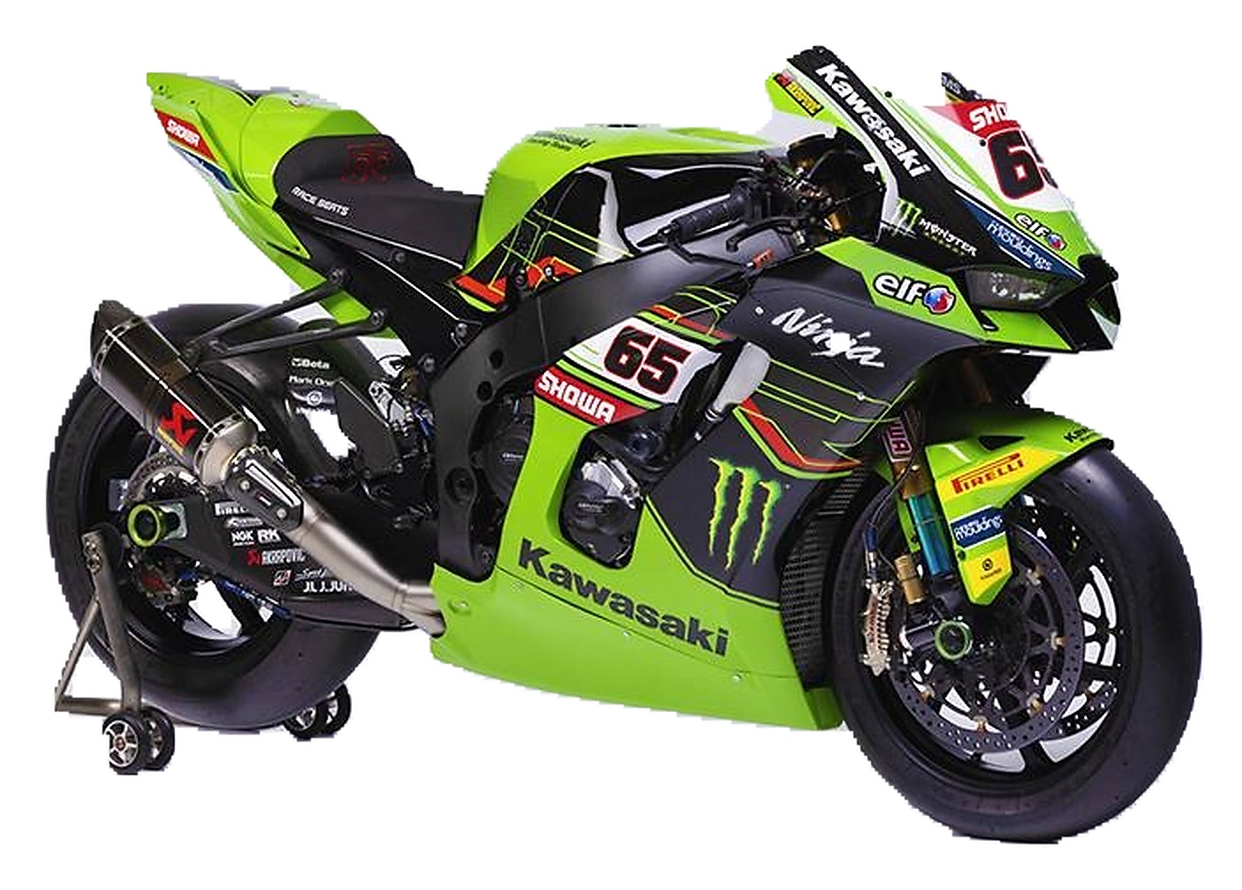 Kit de Gráficas para Moto de Pista Kawasaki ZX-10RR - Diseño 07 - LedPro Racing