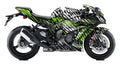 Kit de Gráficas para Moto de Pista Kawasaki ZX-10RR - Diseño 10 - LedPro Racing