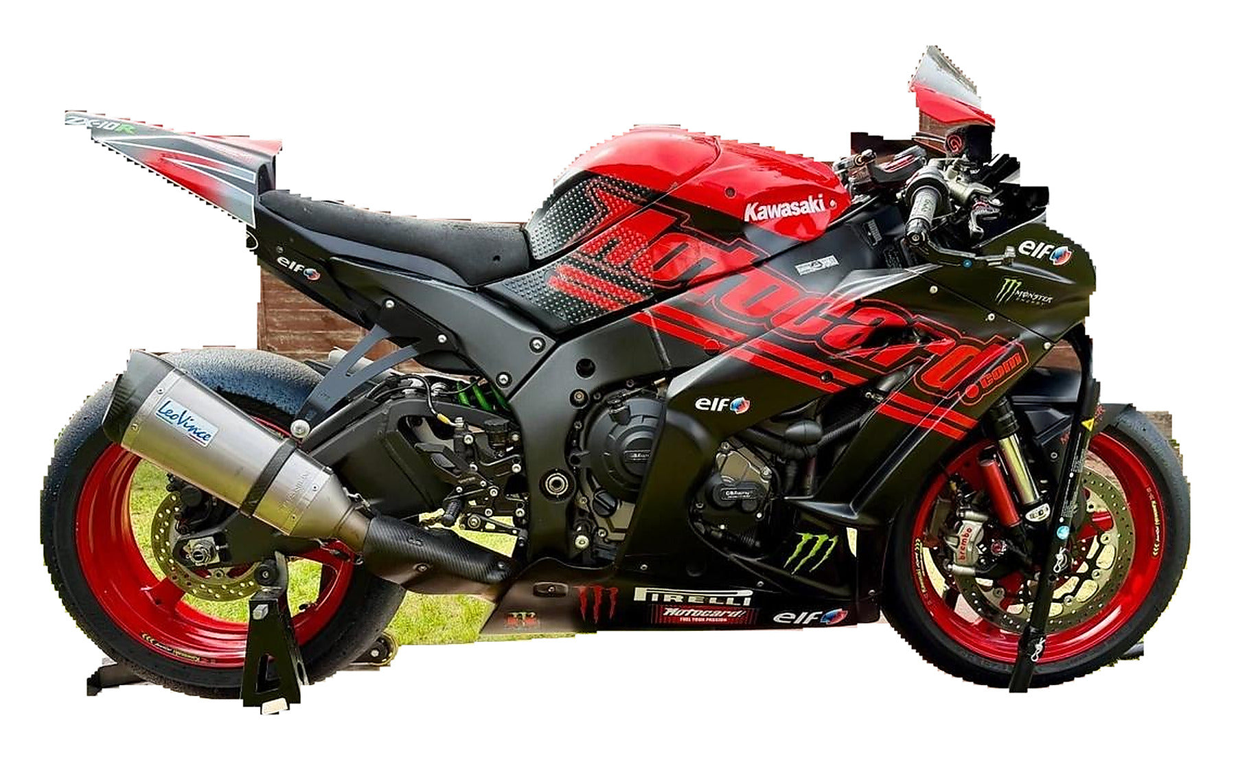 Kit de Gráficas para Moto de Pista Kawasaki ZX-10RR - Diseño 11 - LedPro Racing