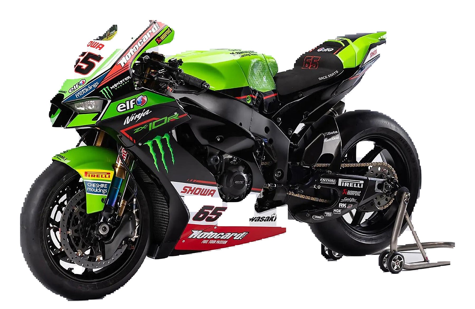 Kit de Gráficas para Moto de Pista Kawasaki ZX-10RR - Diseño 13 - LedPro Racing