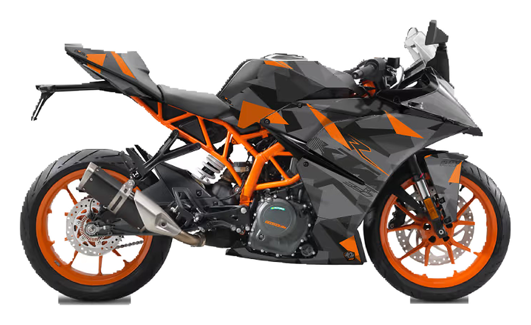 Kit de Gráficas para Moto de Pista KTM RC - Diseño 01 - LedPro Racing