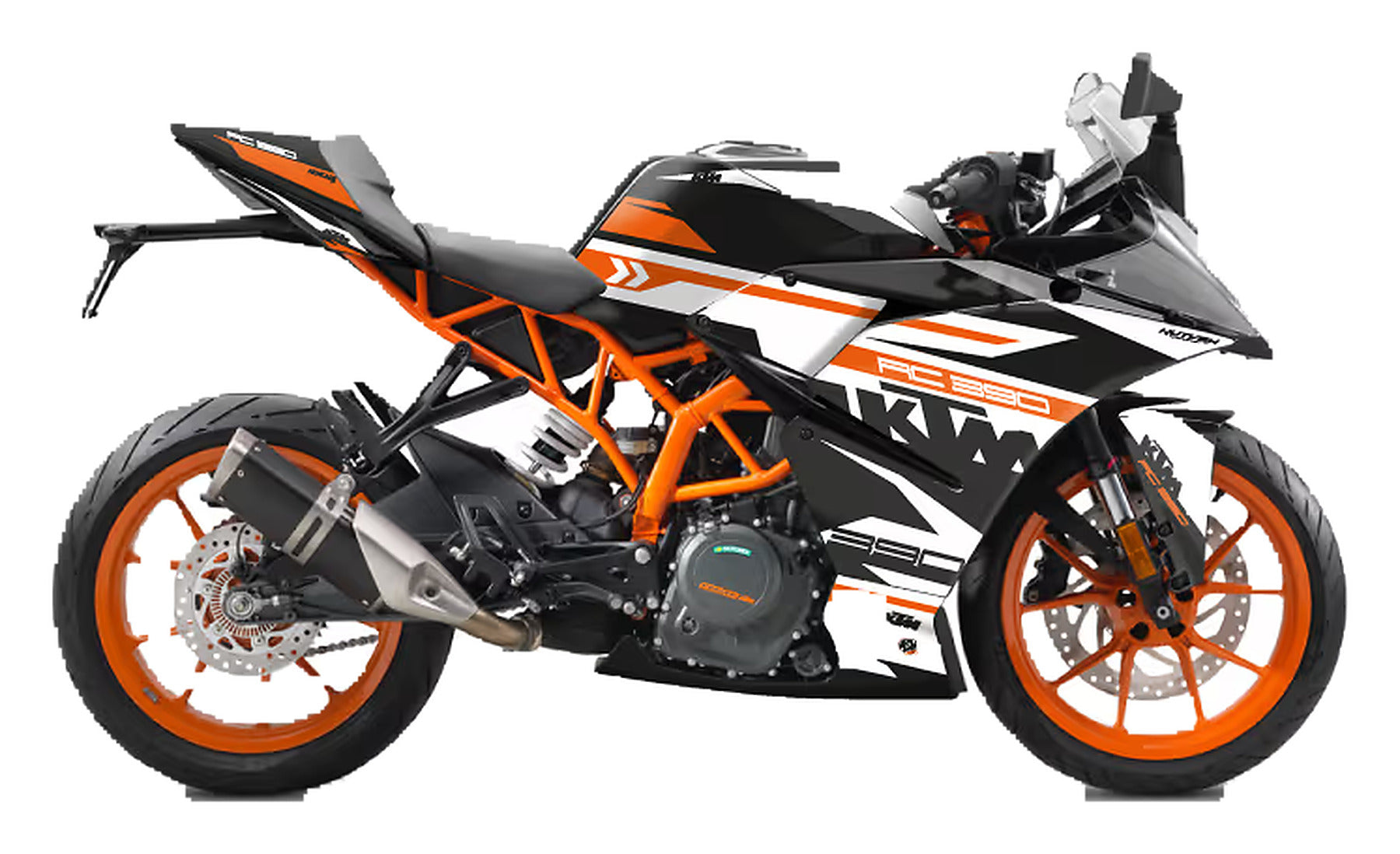 Kit de Gráficas para Moto de Pista KTM RC - Diseño 04 - LedPro Racing