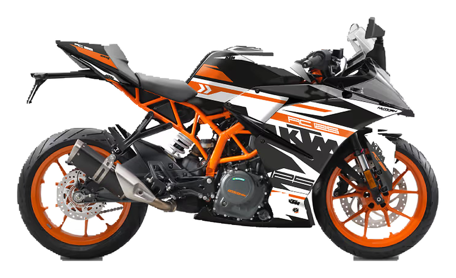 Kit de Gráficas para Moto de Pista KTM RC - Diseño 06 - LedPro Racing