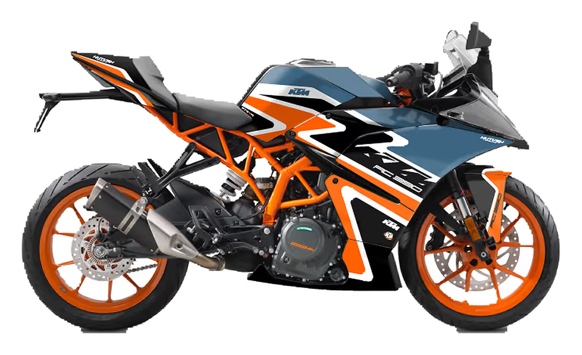 Kit de Gráficas para Moto de Pista KTM RC - Diseño 08 - LedPro Racing