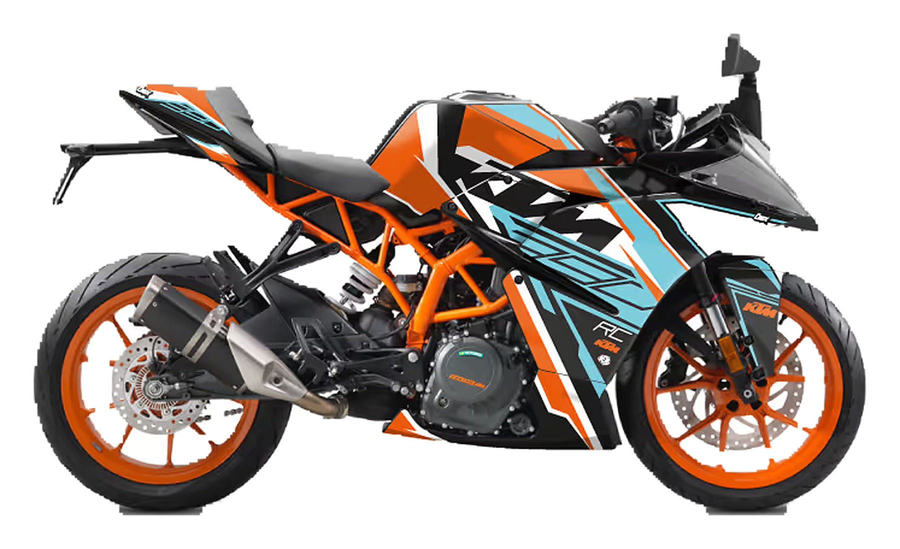 Kit de Gráficas para Moto de Pista KTM RC - Diseño 15 - LedPro Racing