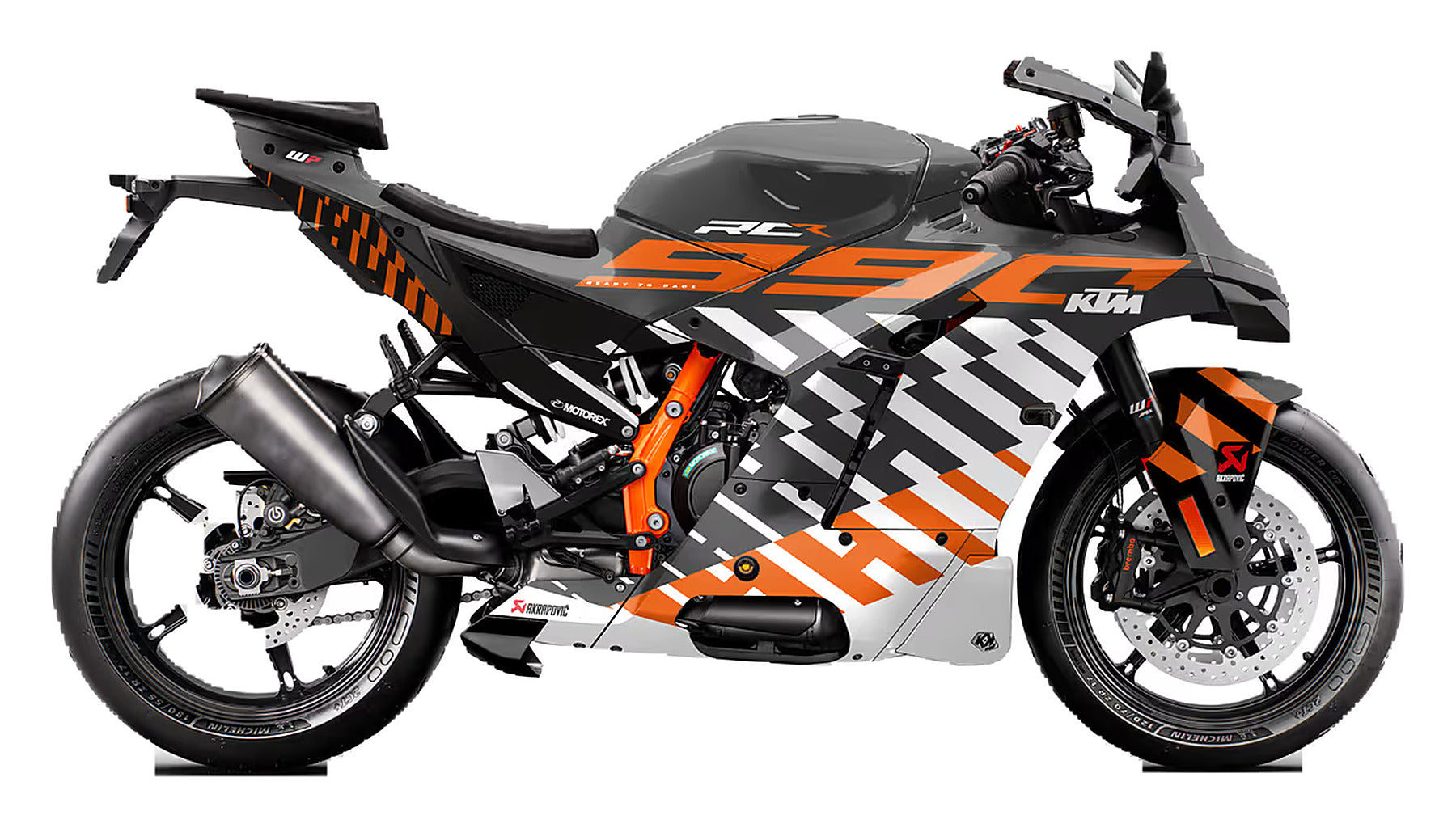 Kit de Gráficas para Moto de Pista KTM RC - Diseño 18 - LedPro Racing
