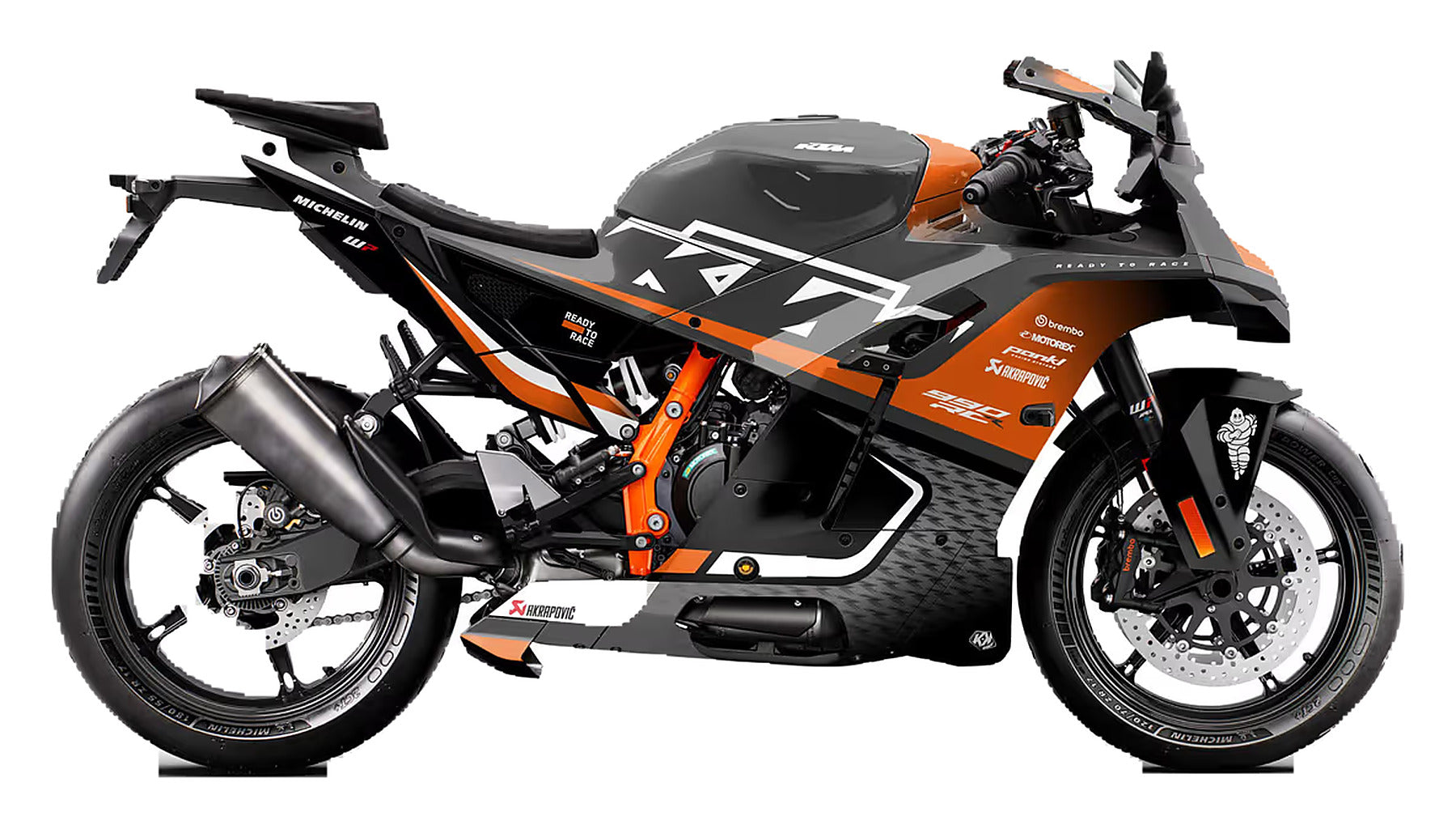 Kit de Gráficas para Moto de Pista KTM RC - Diseño 19 - LedPro Racing