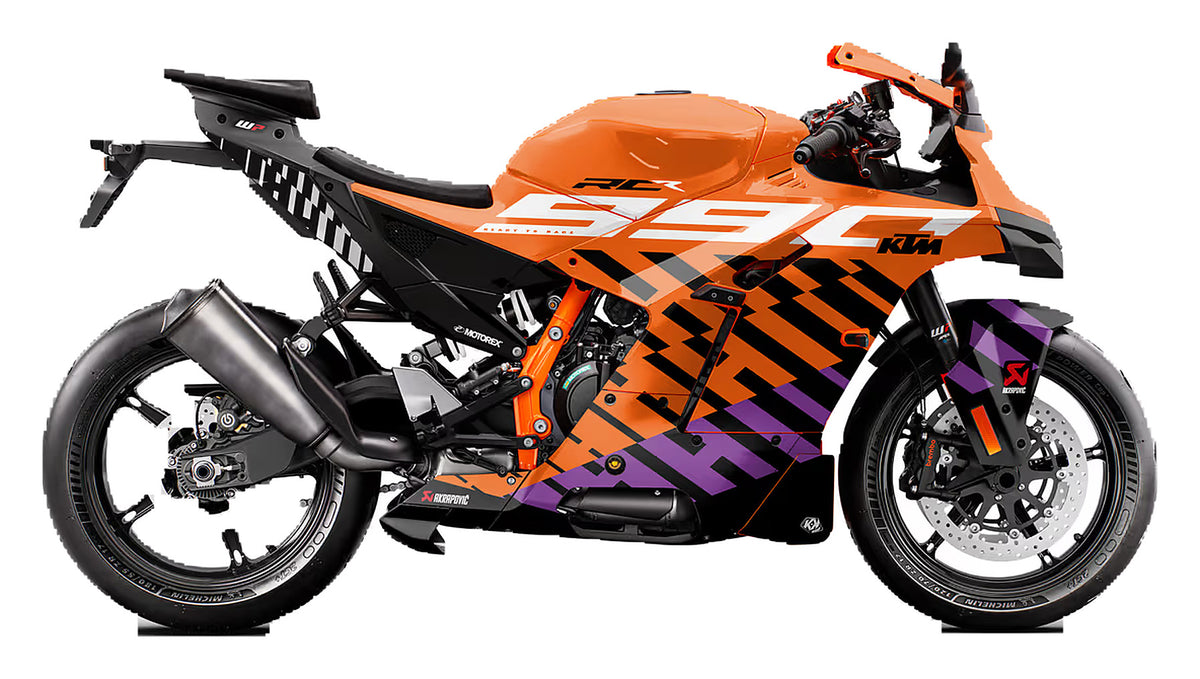 Kit de Gráficas para Moto de Pista KTM RC - Diseño 20 - LedPro Racing