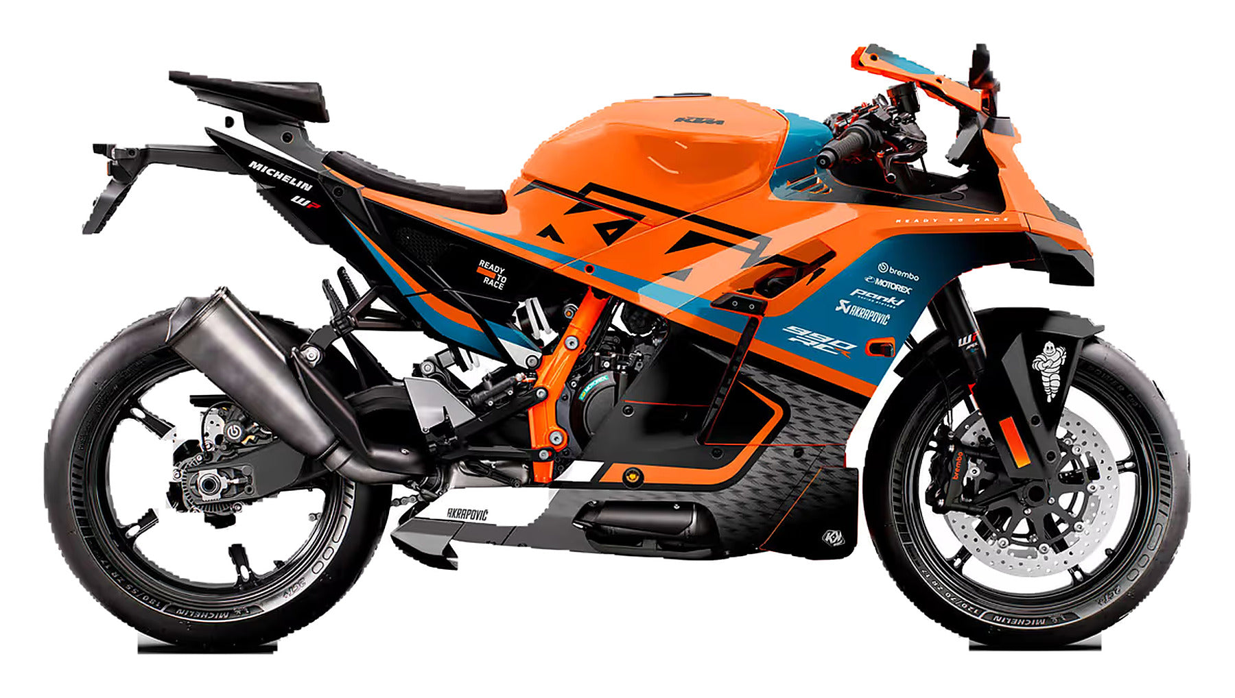 Kit de Gráficas para Moto de Pista KTM RC - Diseño 21 - LedPro Racing