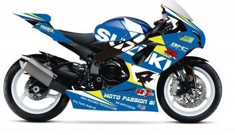Kit de Gráficas para Moto de Pista Suzuki GSX-R 600 - Diseño 05 - LedPro Racing