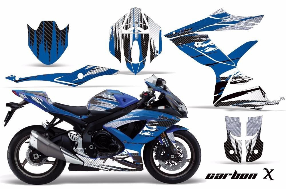 Kit de Gráficas para Moto de Pista Suzuki GSX-R 600 - Diseño 08 - LedPro Racing