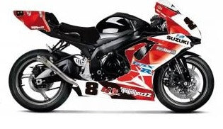 Kit de Gráficas para Moto de Pista Suzuki GSX-R 600 - Diseño 10 - LedPro Racing