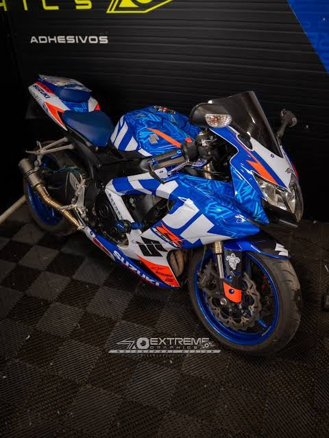 Kit de Gráficas para Moto de Pista Suzuki GSX-R 600 - Diseño 23 - LedPro Racing