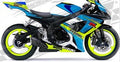 Kit de Gráficas para Moto de Pista Suzuki GSX-R 600 - Diseño 25 - LedPro Racing