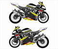Kit de Gráficas para Moto de Pista Suzuki GSX-R 600 - Diseño 29 - LedPro Racing