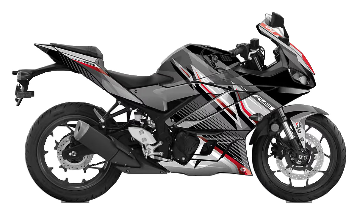 Kit de Gráficas para Moto de Pista Yamaha R1 - Diseño 06 - LedPro Racing