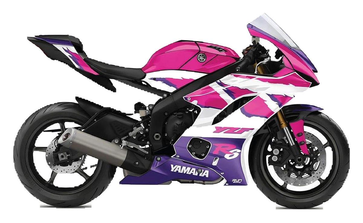 Kit de Gráficas para Moto de Pista Yamaha R1 - Diseño 103 - LedPro Racing