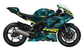 Kit de Gráficas para Moto de Pista Yamaha R1 - Diseño 104 - LedPro Racing