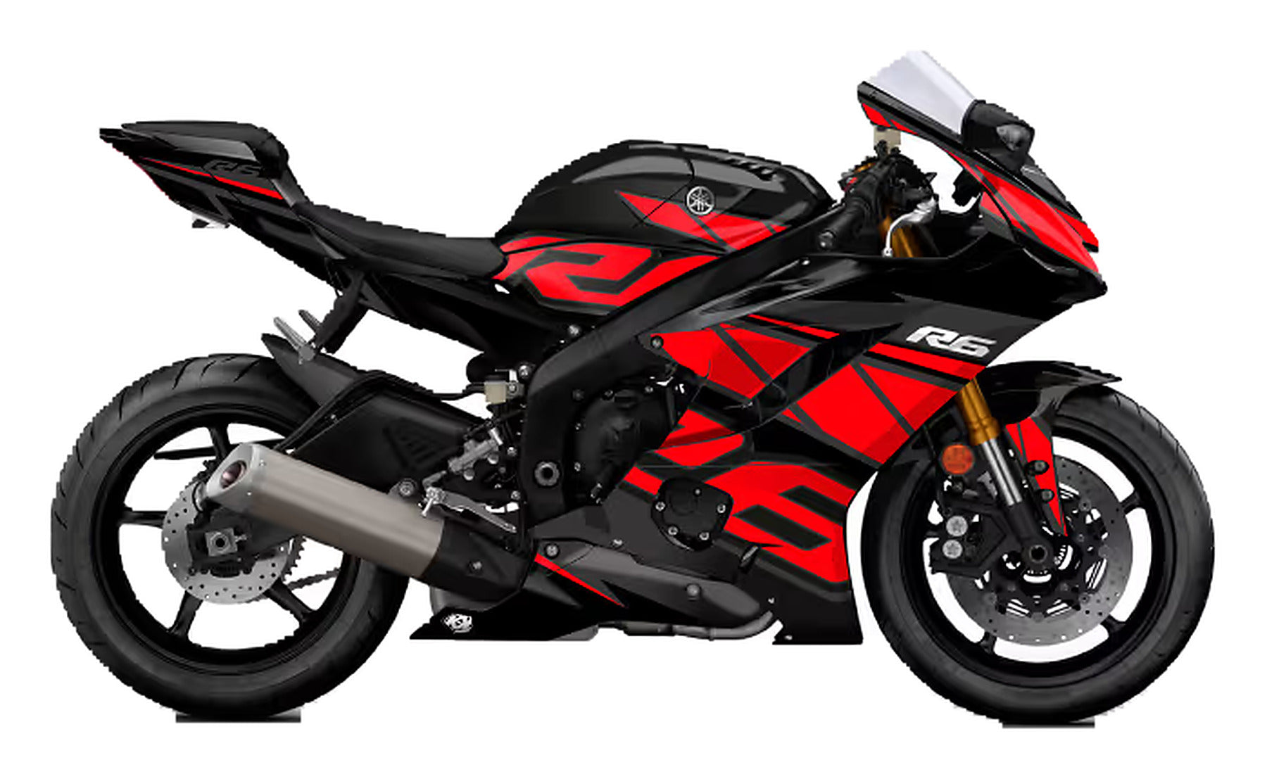 Kit de Gráficas para Moto de Pista Yamaha R1 - Diseño 18 - LedPro Racing