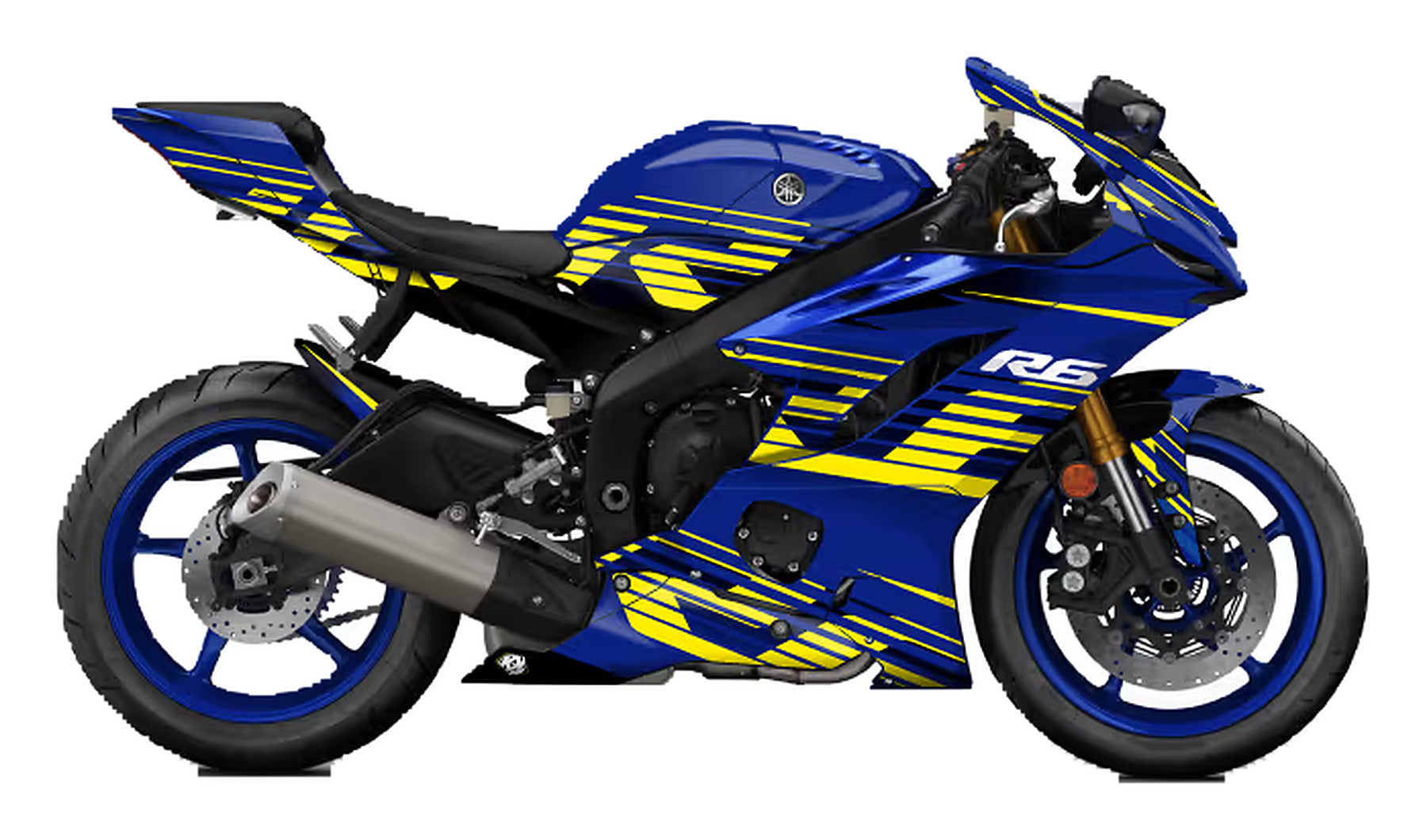 Kit de Gráficas para Moto de Pista Yamaha R1 - Diseño 21 - LedPro Racing