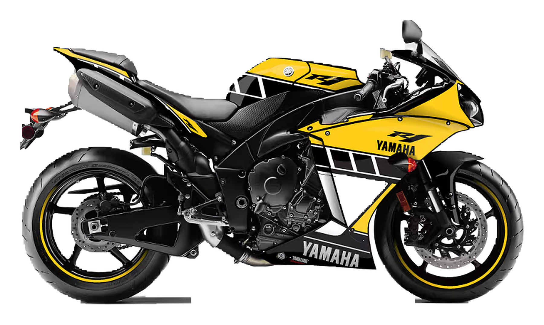 Kit de Gráficas para Moto de Pista Yamaha R1 - Diseño 22 - LedPro Racing