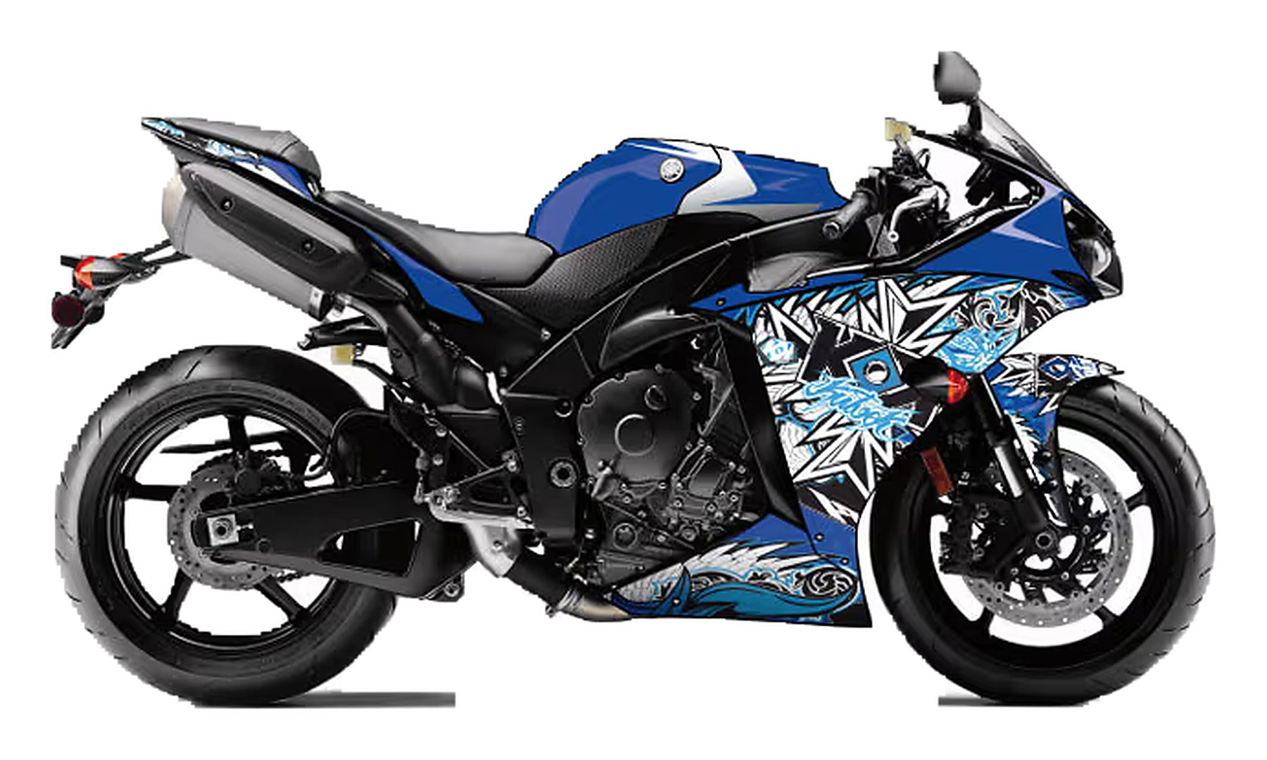Kit de Gráficas para Moto de Pista Yamaha R1 - Diseño 27 - LedPro Racing