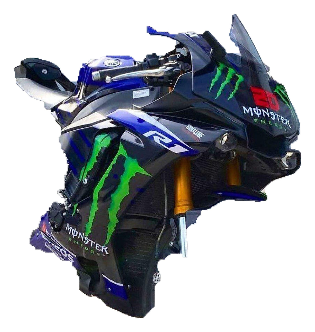 Kit de Gráficas para Moto de Pista Yamaha R1 - Diseño 31 - LedPro Racing