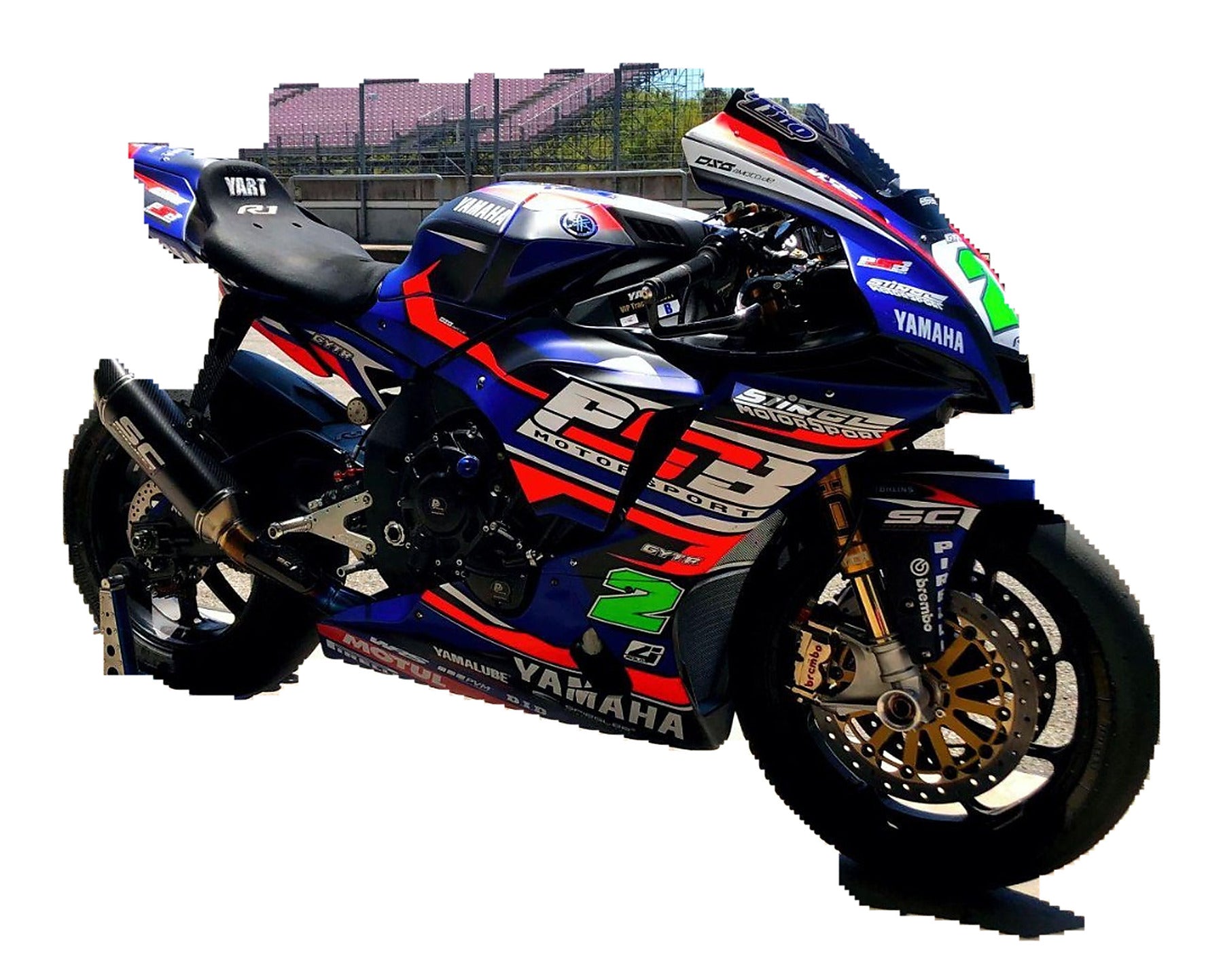 Kit de Gráficas para Moto de Pista Yamaha R1 - Diseño 34 - LedPro Racing