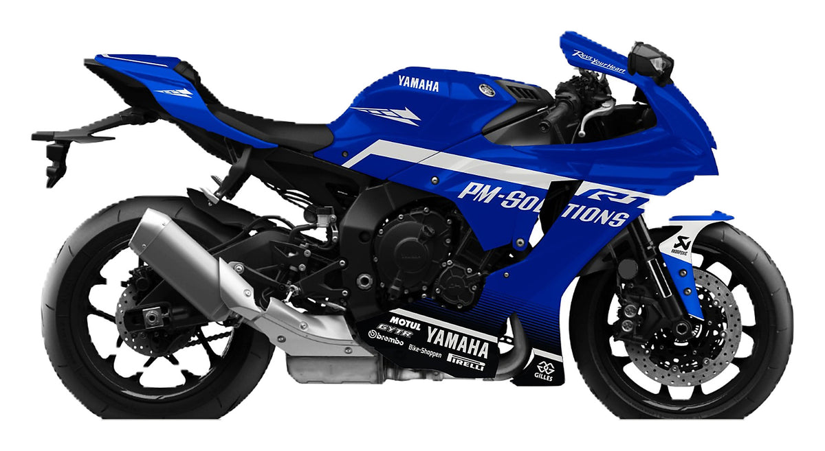 Kit de Gráficas para Moto de Pista Yamaha R1 - Diseño 42 - LedPro Racing