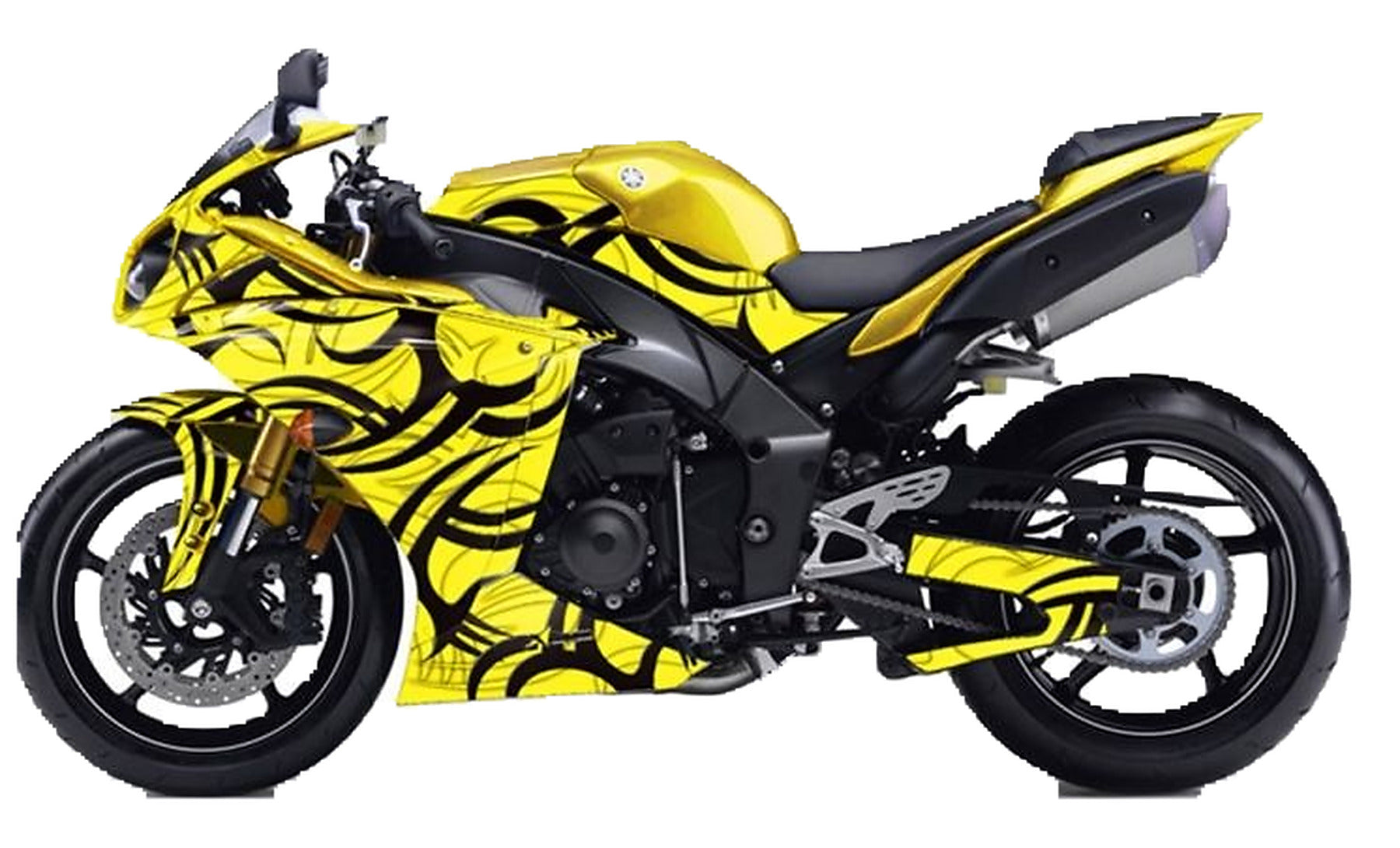 Kit de Gráficas para Moto de Pista Yamaha R1 - Diseño 47 - LedPro Racing