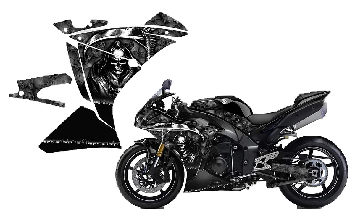 Kit de Gráficas para Moto de Pista Yamaha R1 - Diseño 48 - LedPro Racing