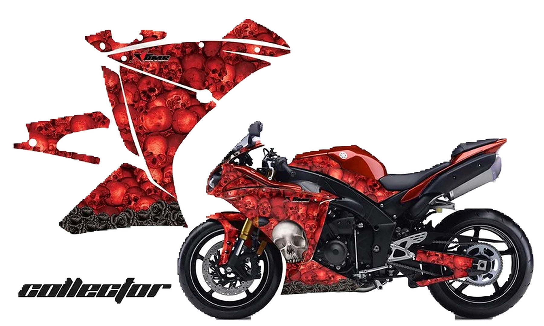 Kit de Gráficas para Moto de Pista Yamaha R1 - Diseño 52 - LedPro Racing