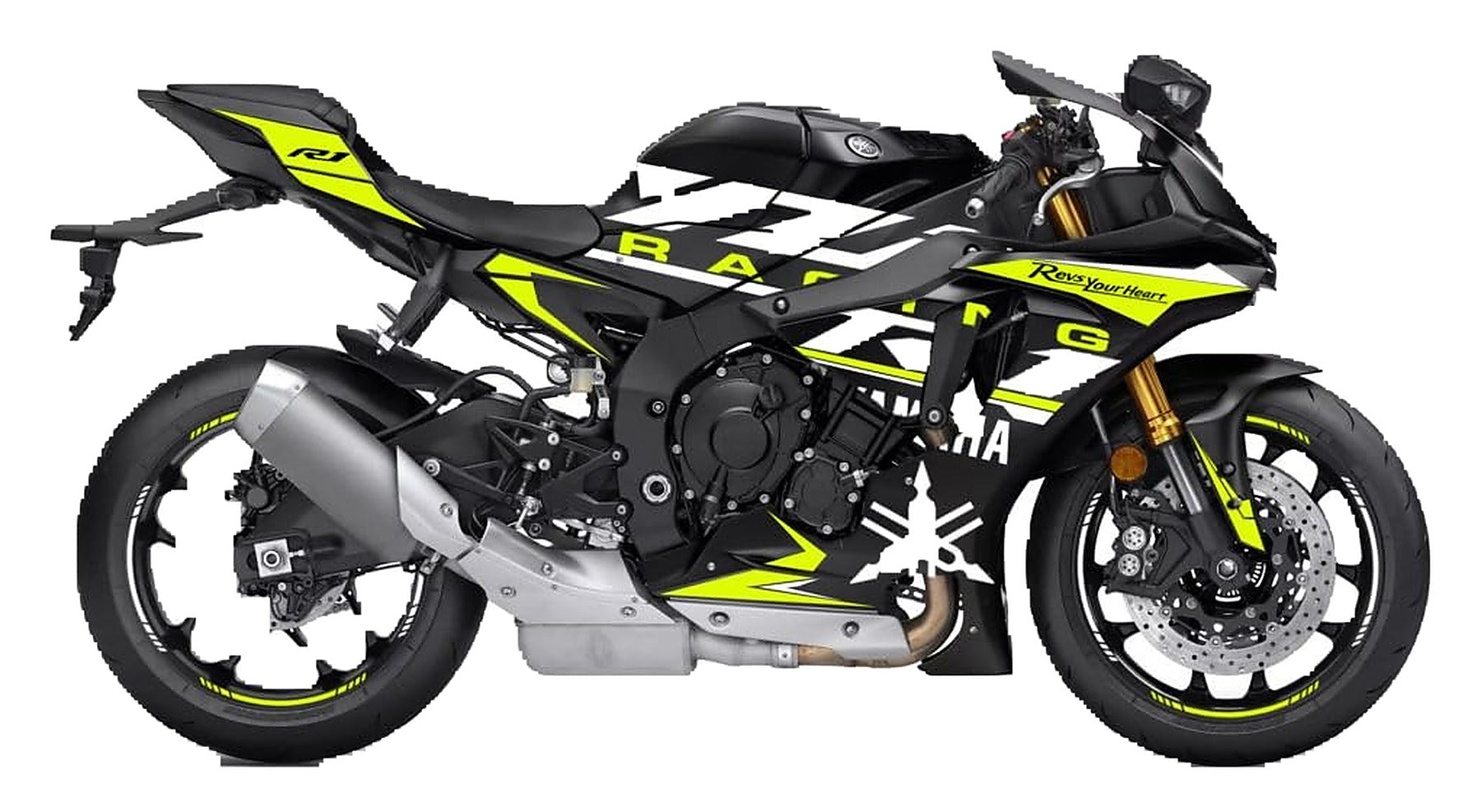 Kit de Gráficas para Moto de Pista Yamaha R1 - Diseño 59 - LedPro Racing