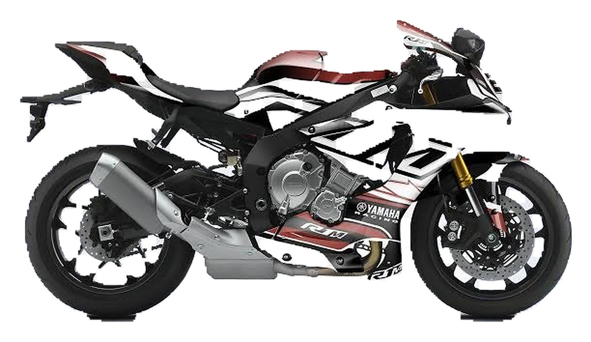Kit de Gráficas para Moto de Pista Yamaha R1 - Diseño 66 - LedPro Racing