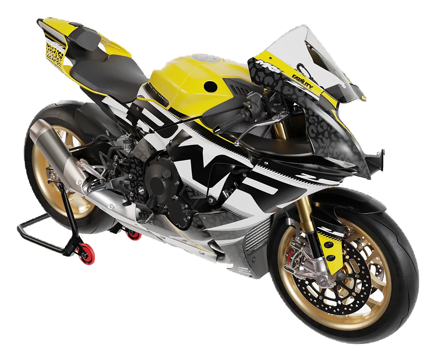 Kit de Gráficas para Moto de Pista Yamaha R1 - Diseño 71 - LedPro Racing
