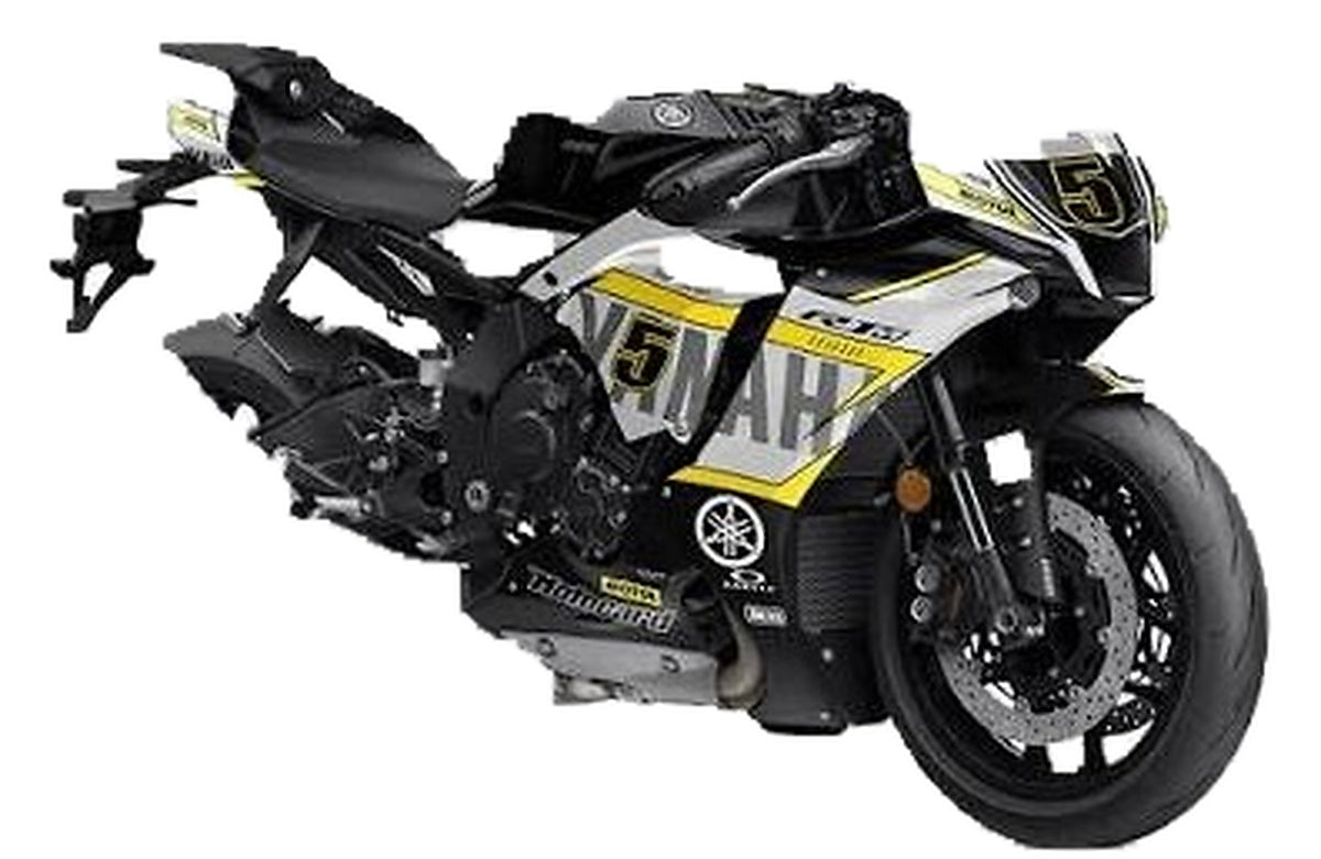 Kit de Gráficas para Moto de Pista Yamaha R1 - Diseño 75 - LedPro Racing