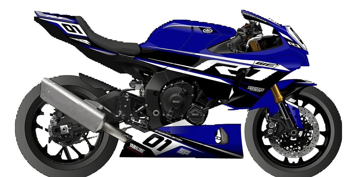 Kit de Gráficas para Moto de Pista Yamaha R1 - Diseño 81 - LedPro Racing