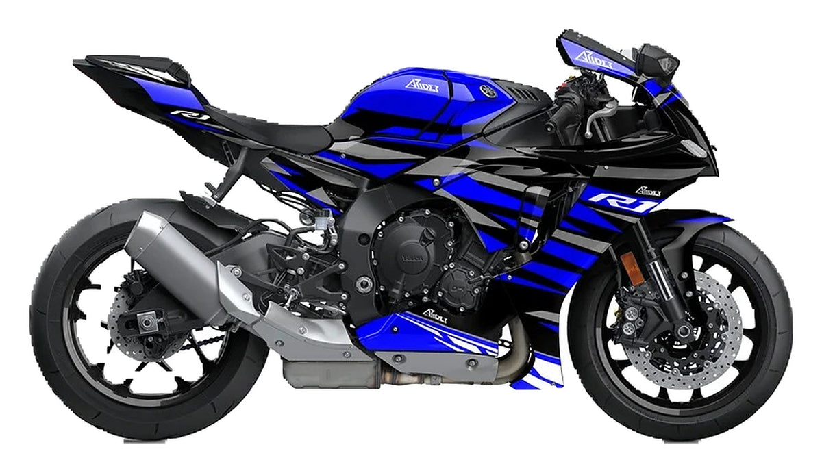 Kit de Gráficas para Moto de Pista Yamaha R1 - Diseño 92 - LedPro Racing