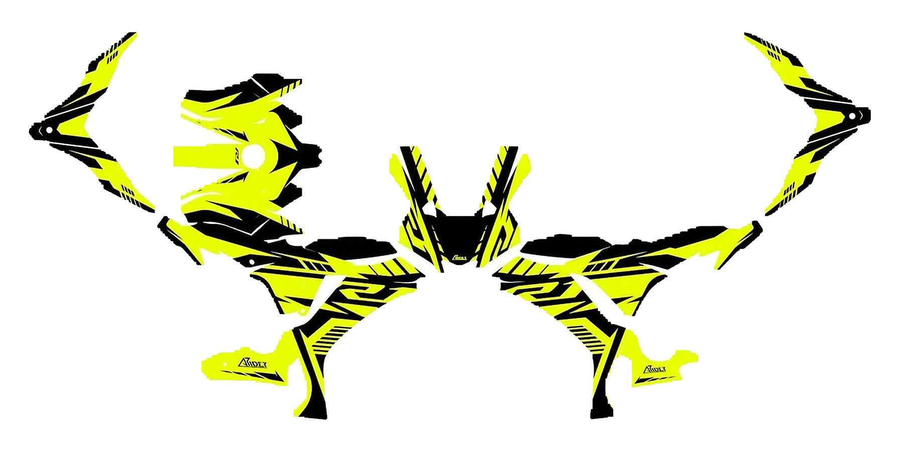 Kit de Gráficas para Moto de Pista Yamaha R1 - Diseño 94 - LedPro Racing