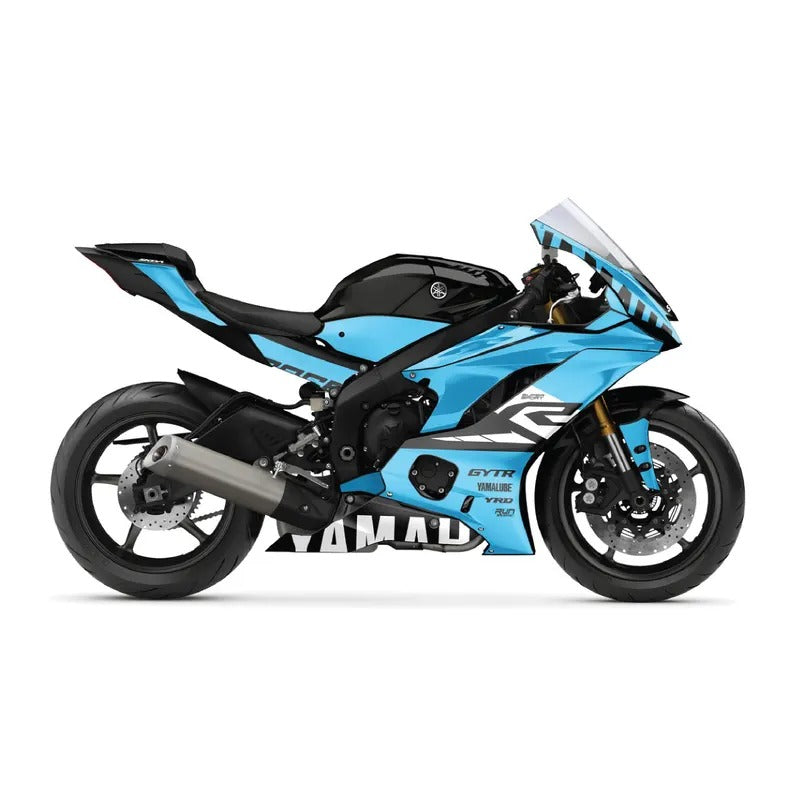 Kit de Gráficas para Moto de Pista Yamaha R6 - Diseño 07 - LedPro Racing