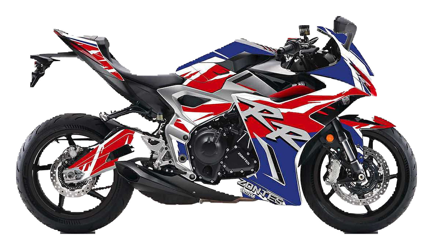 Kit de Gráficas para Moto de Pista Zontes 703 RR - Diseño 11 - LedPro Racing