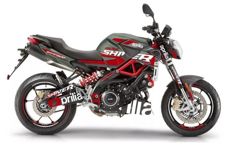 Kit de Gráficas para Moto Naked Aprilia Shiver - Diseño 01 - LedPro Racing