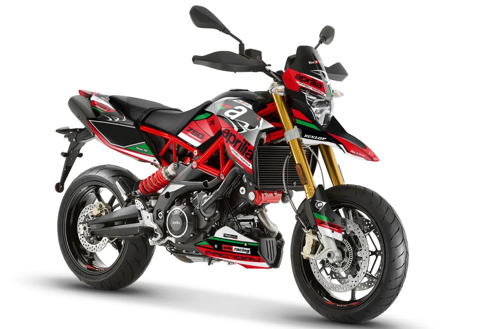 Kit de Gráficas para Moto Naked Aprilia Shiver - Diseño 10 - LedPro Racing